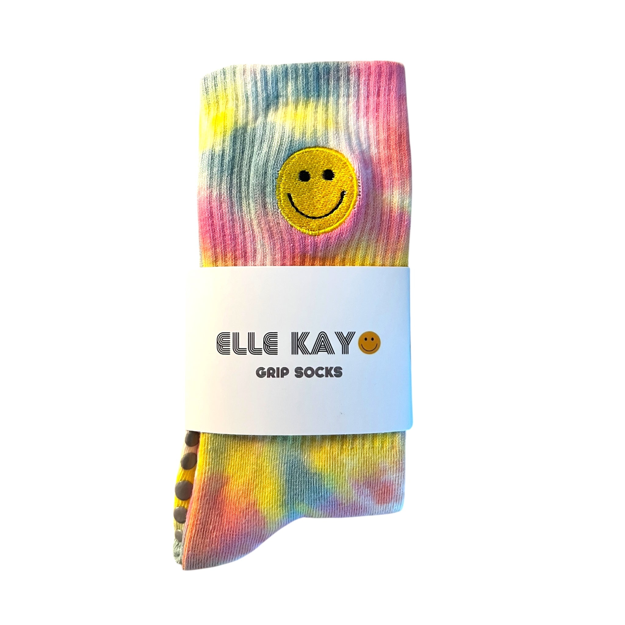 Summer Sky tie dye Pilates Socks