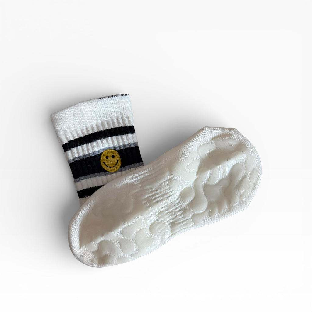 🙂 Retro Pilates socks / black