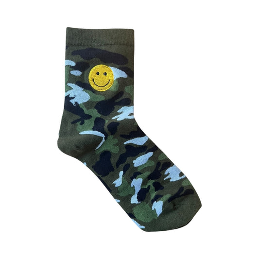 Happy camo socks