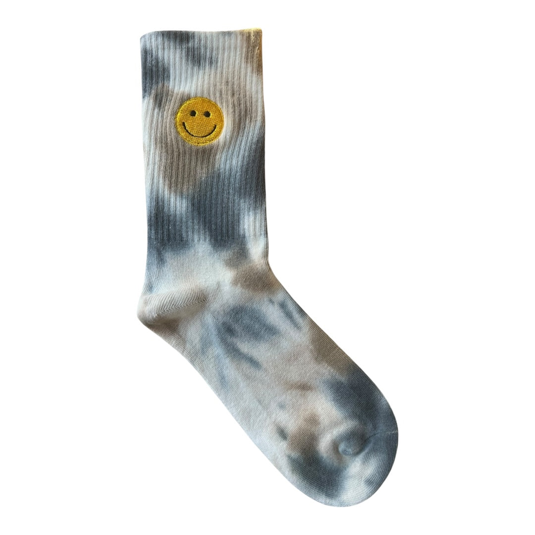 Happy tie-dye socks