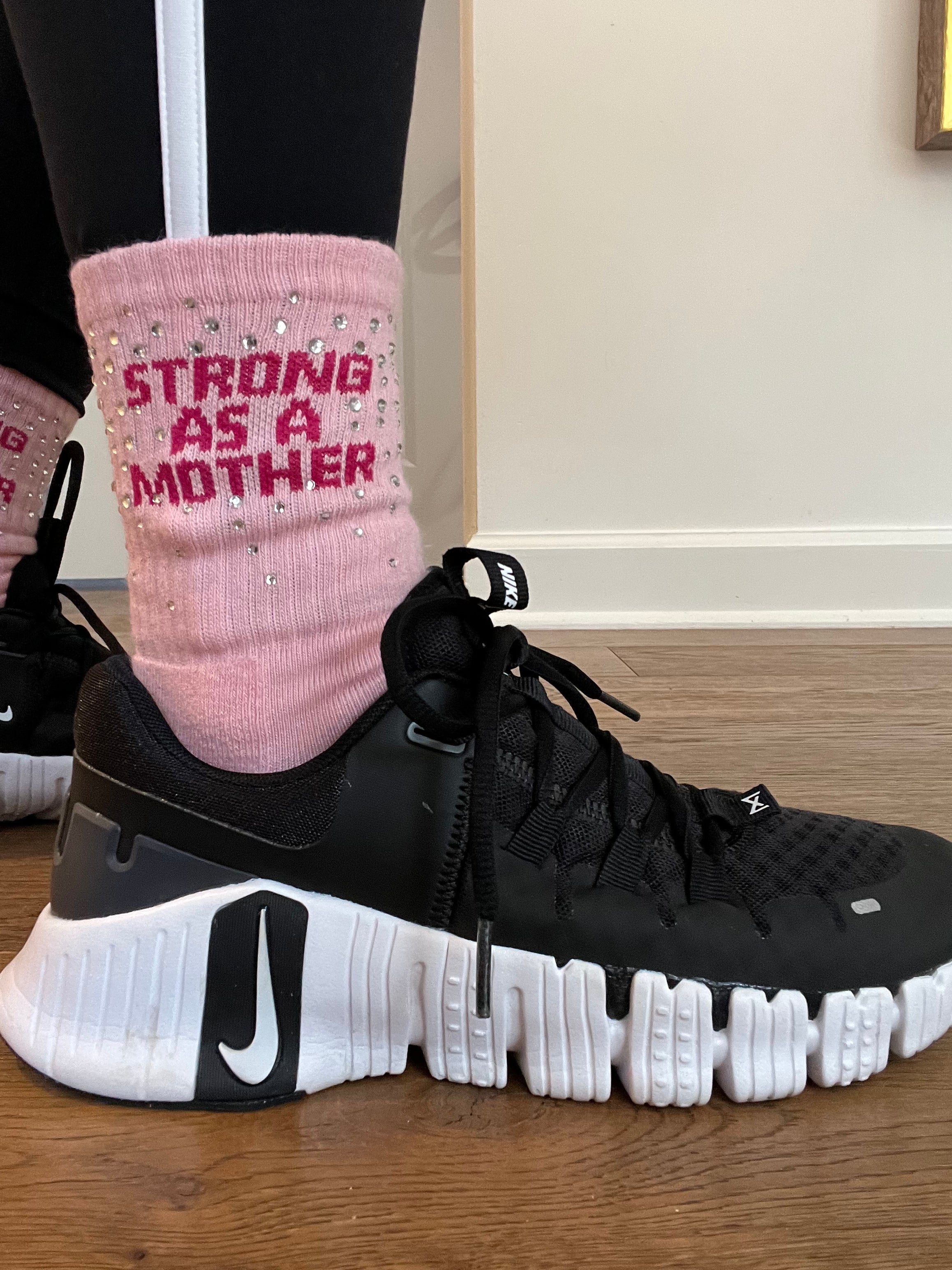 Strong as a mother socks Pilates