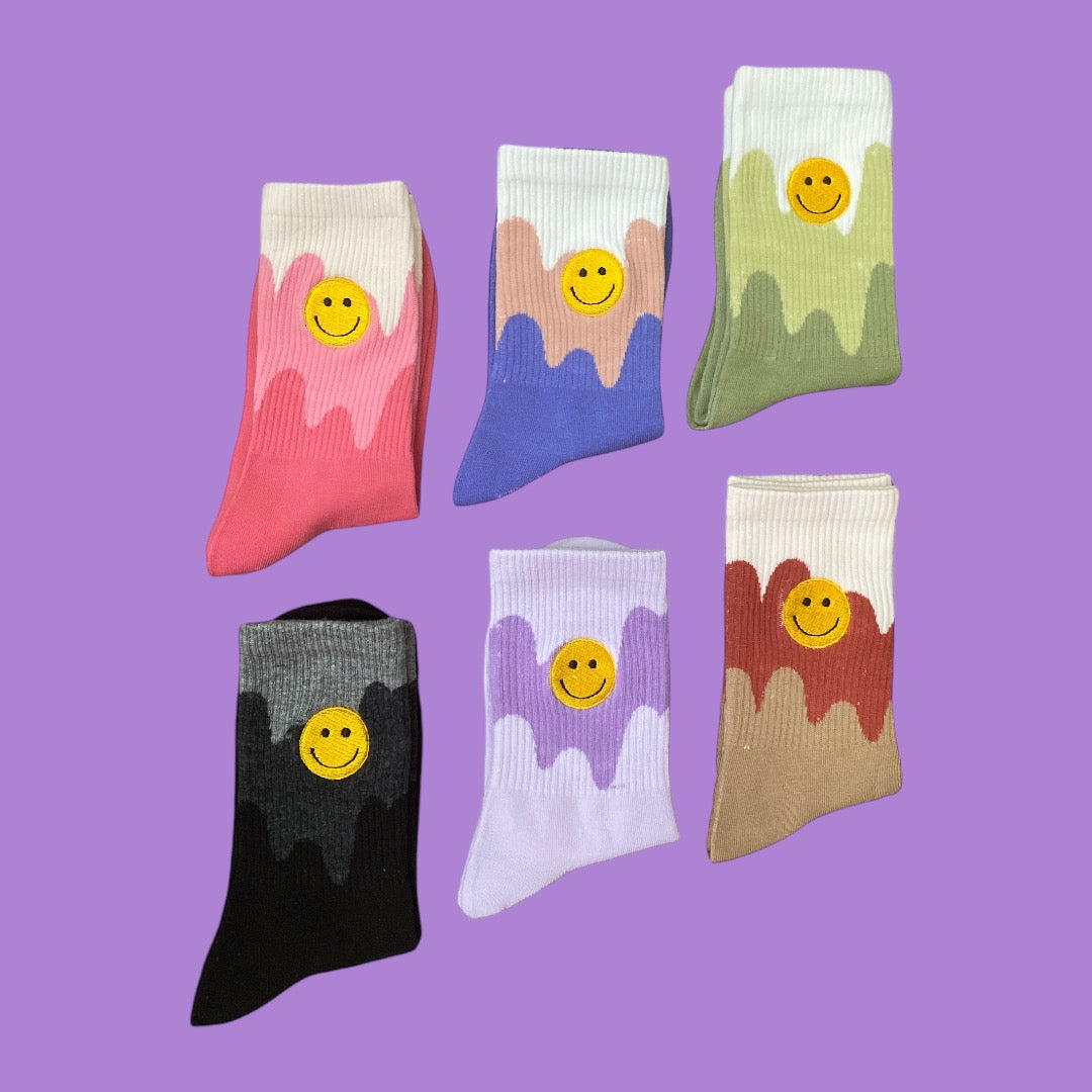 Happy wavvy socks