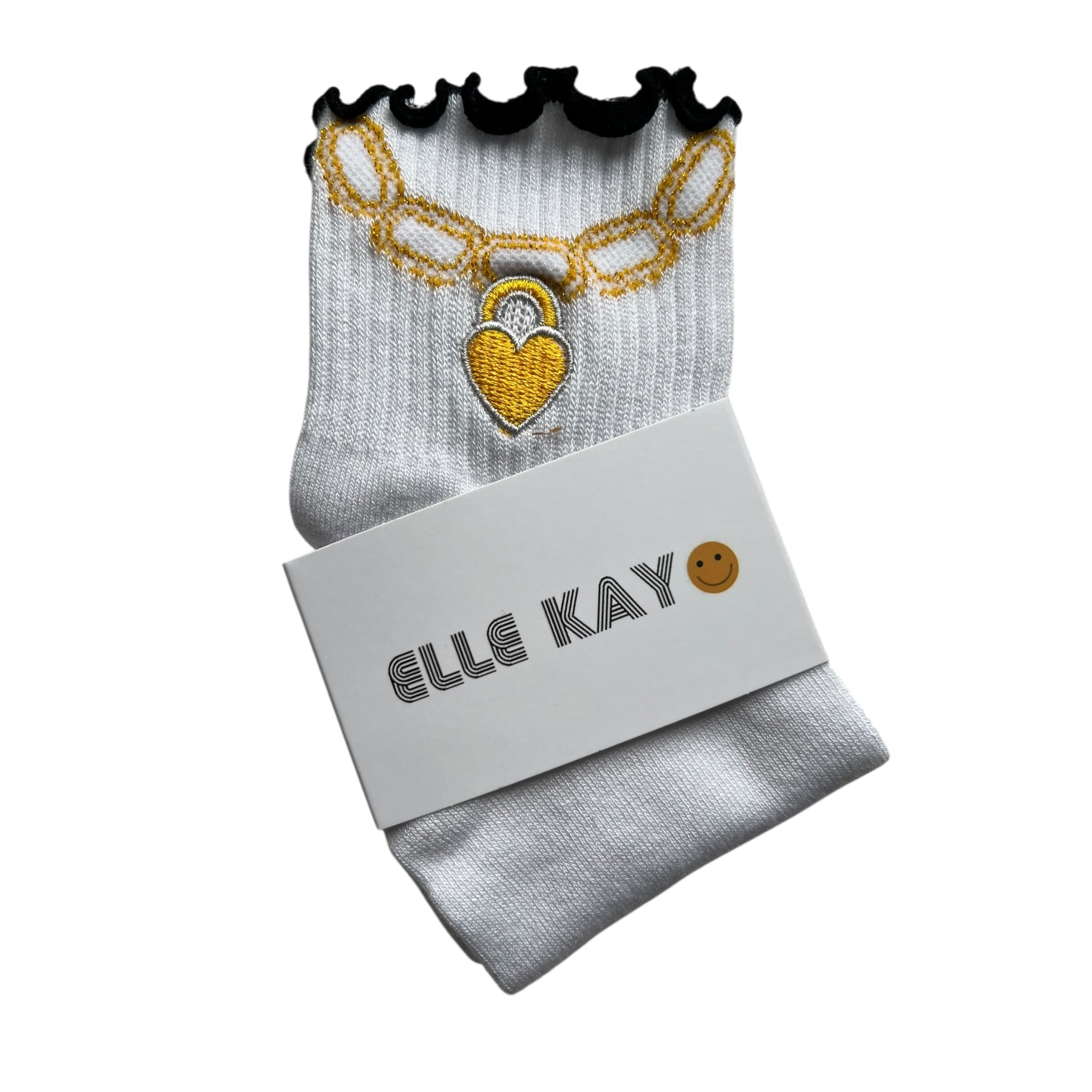 Hearts and chains socks