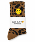 🙂 Leopard Pilates socks