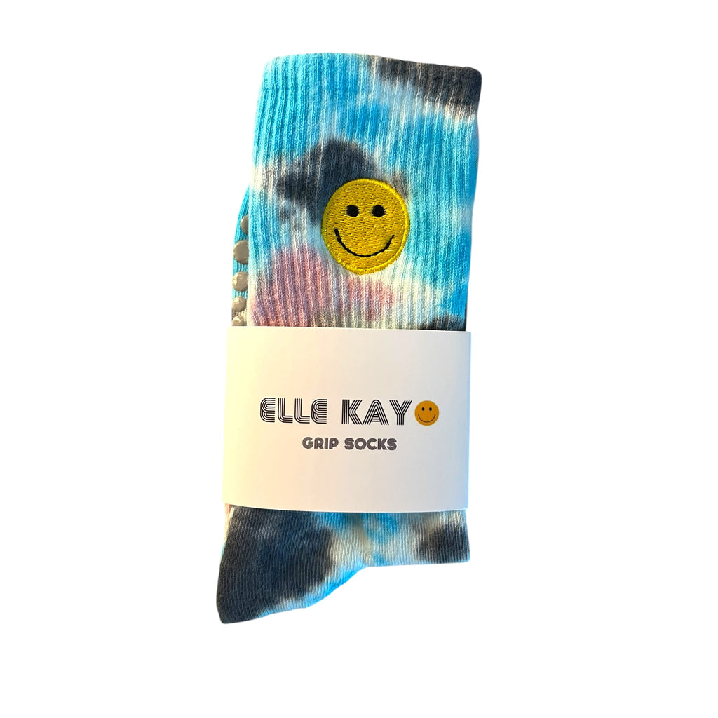 Cotton Candy tie dye Pilates Socks