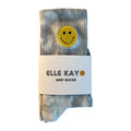 🙂 Smoky Peach tie dye Pilates Socks