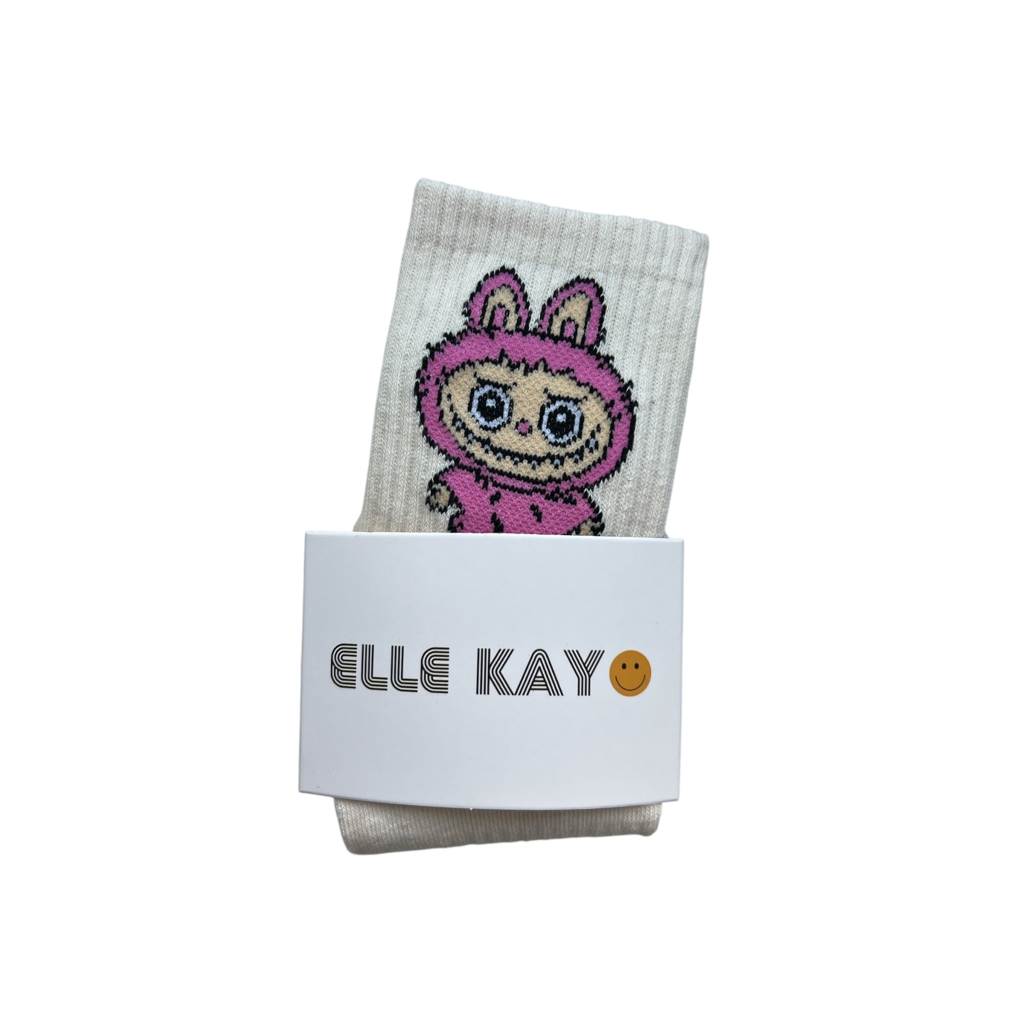 Lafufu socks pink- kids