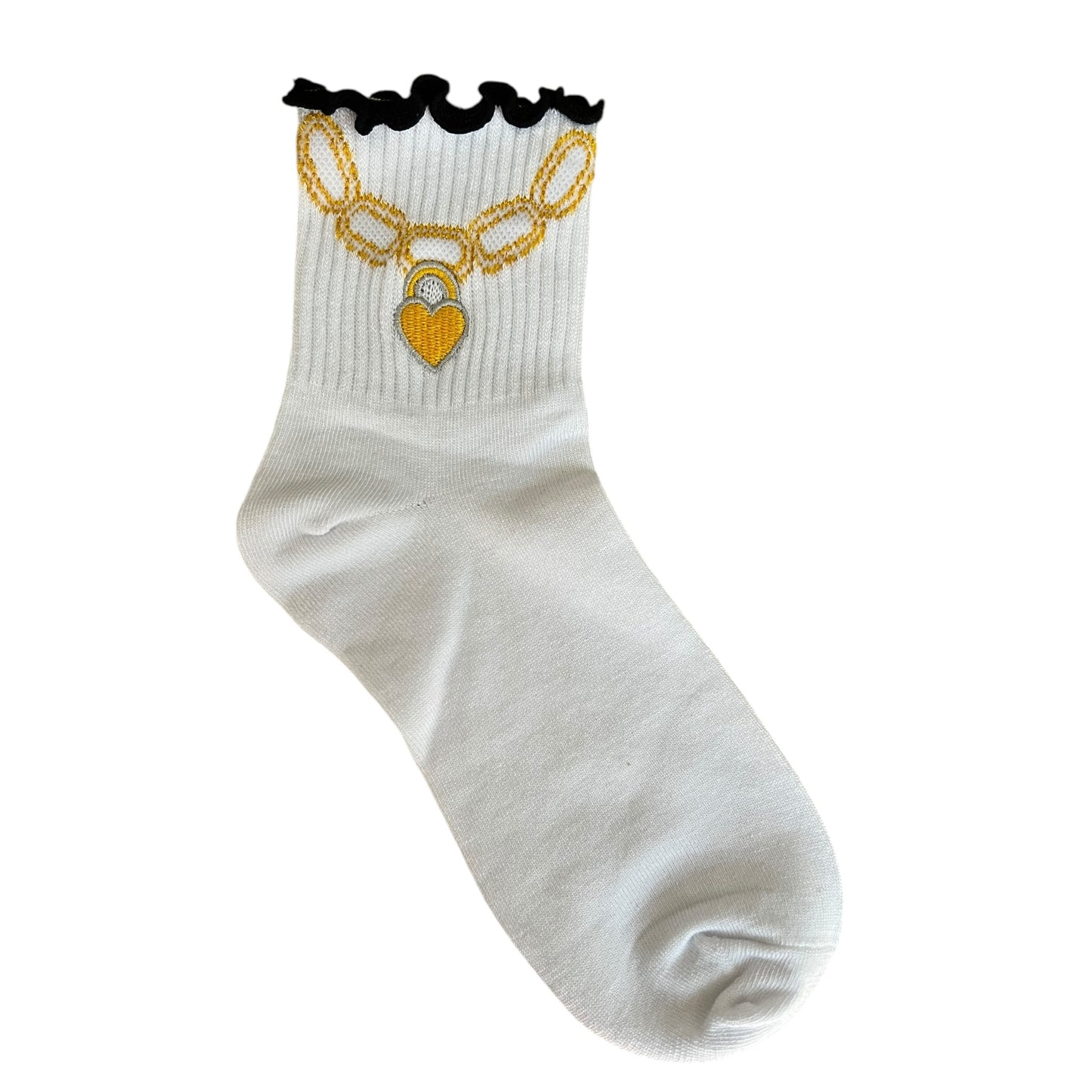 Hearts and chains socks