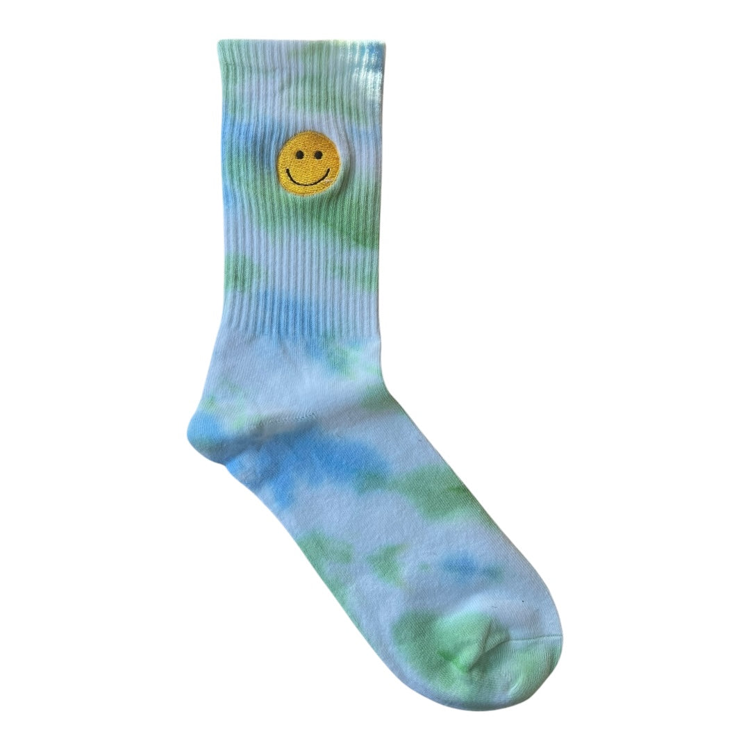 Happy tie-dye socks