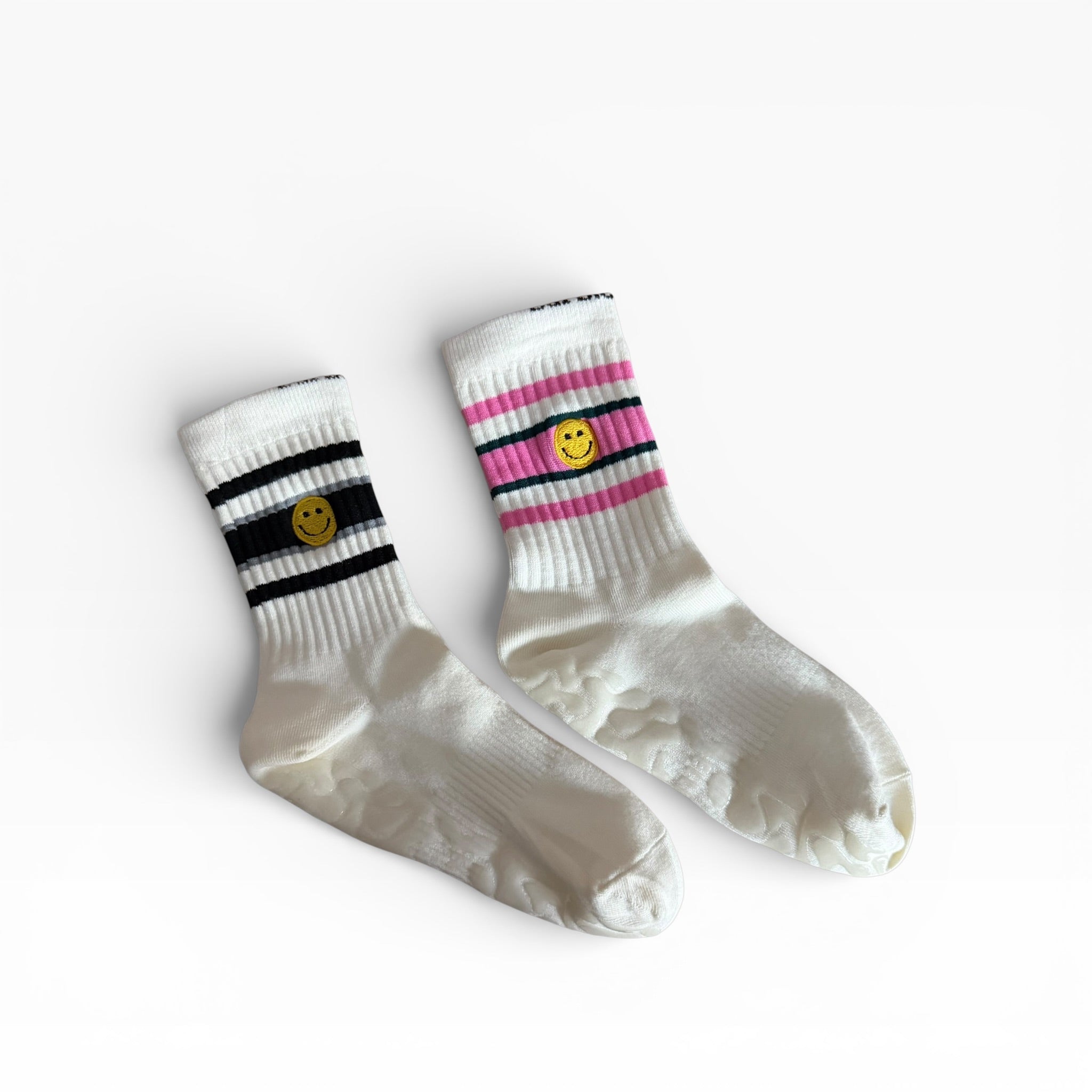 🙂 Retro Pilates socks / black