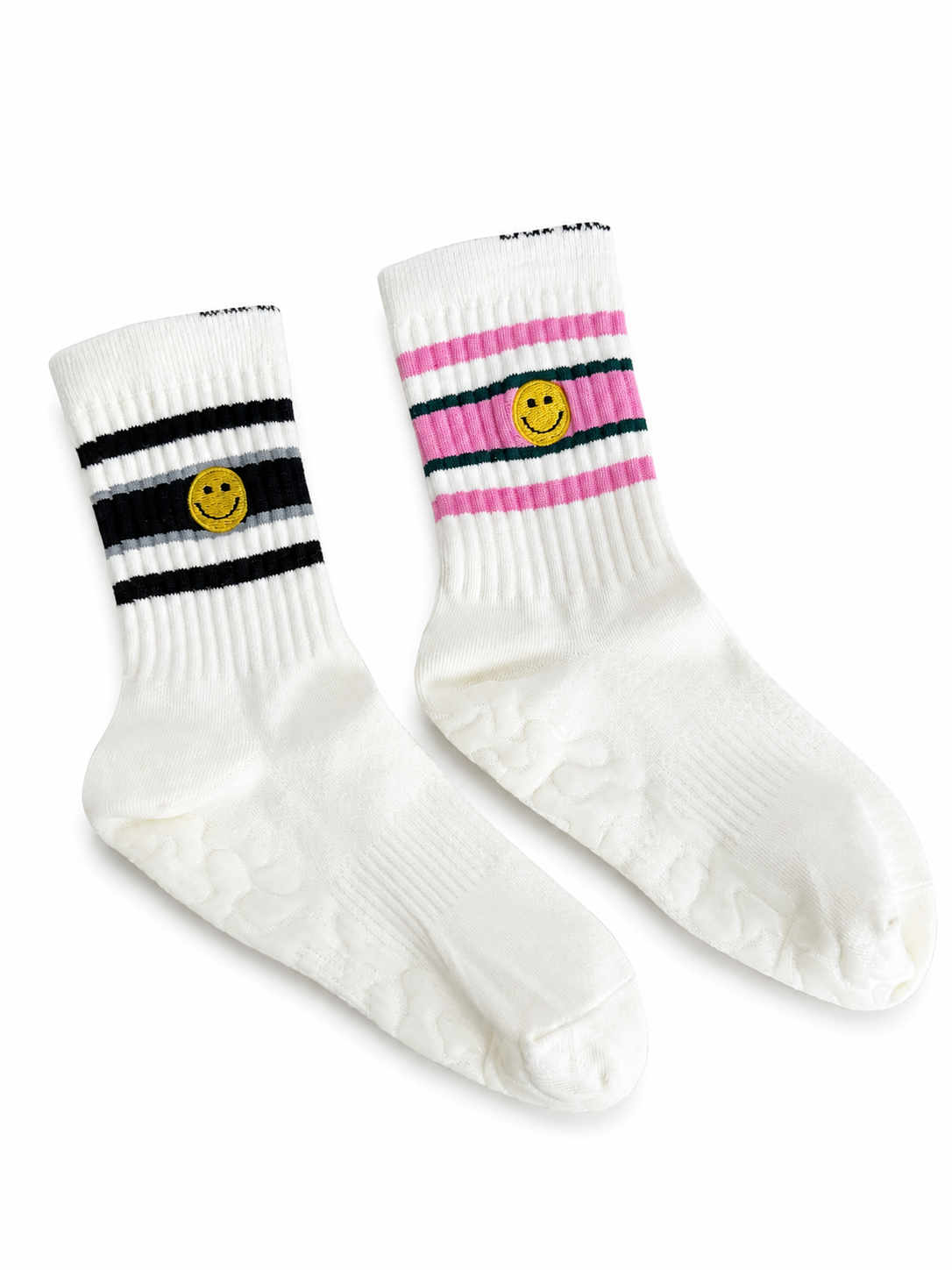 🙂 Retro Pilates socks / pink