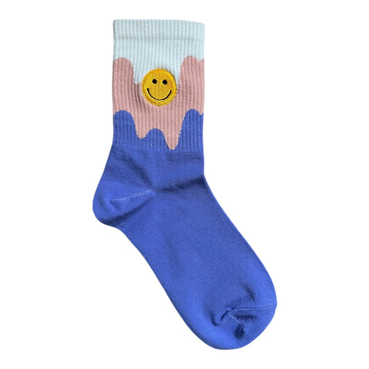 Happy wavvy socks