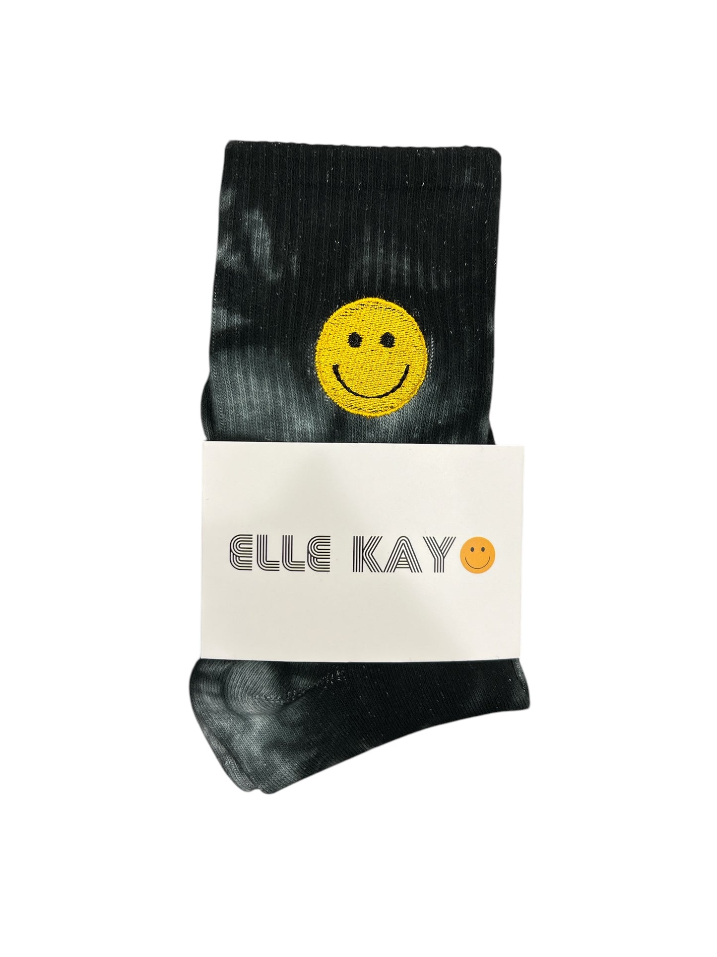 Happy tie-dye socks