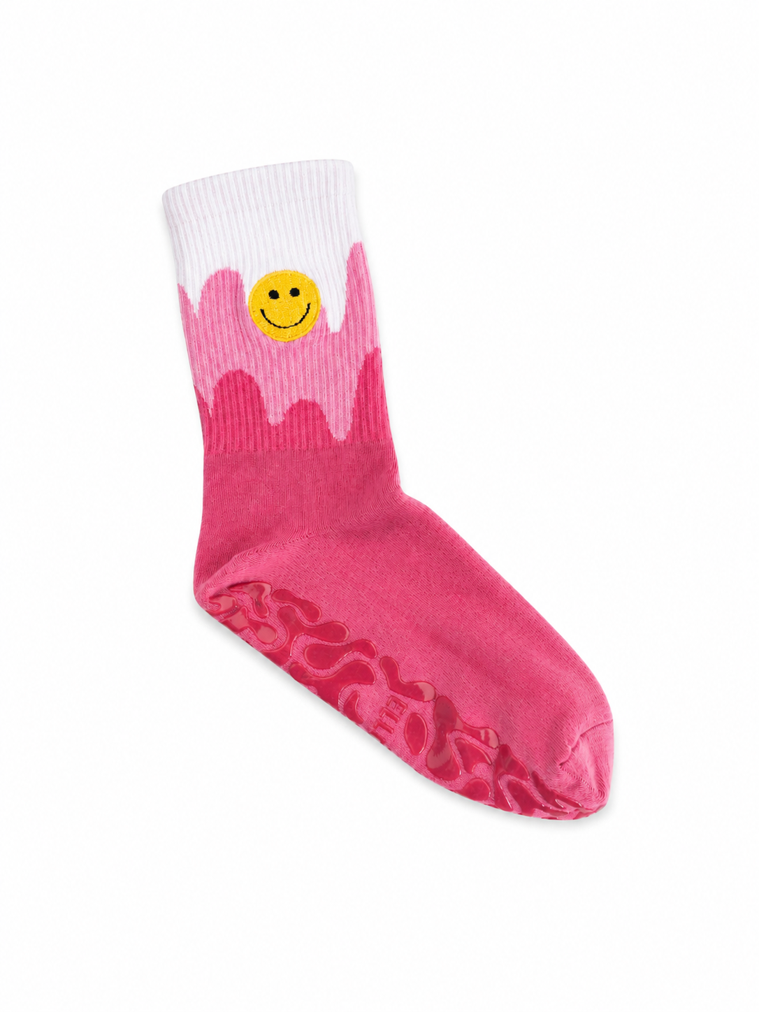 🙂 Happy wavvy Pilates Socks-Pink