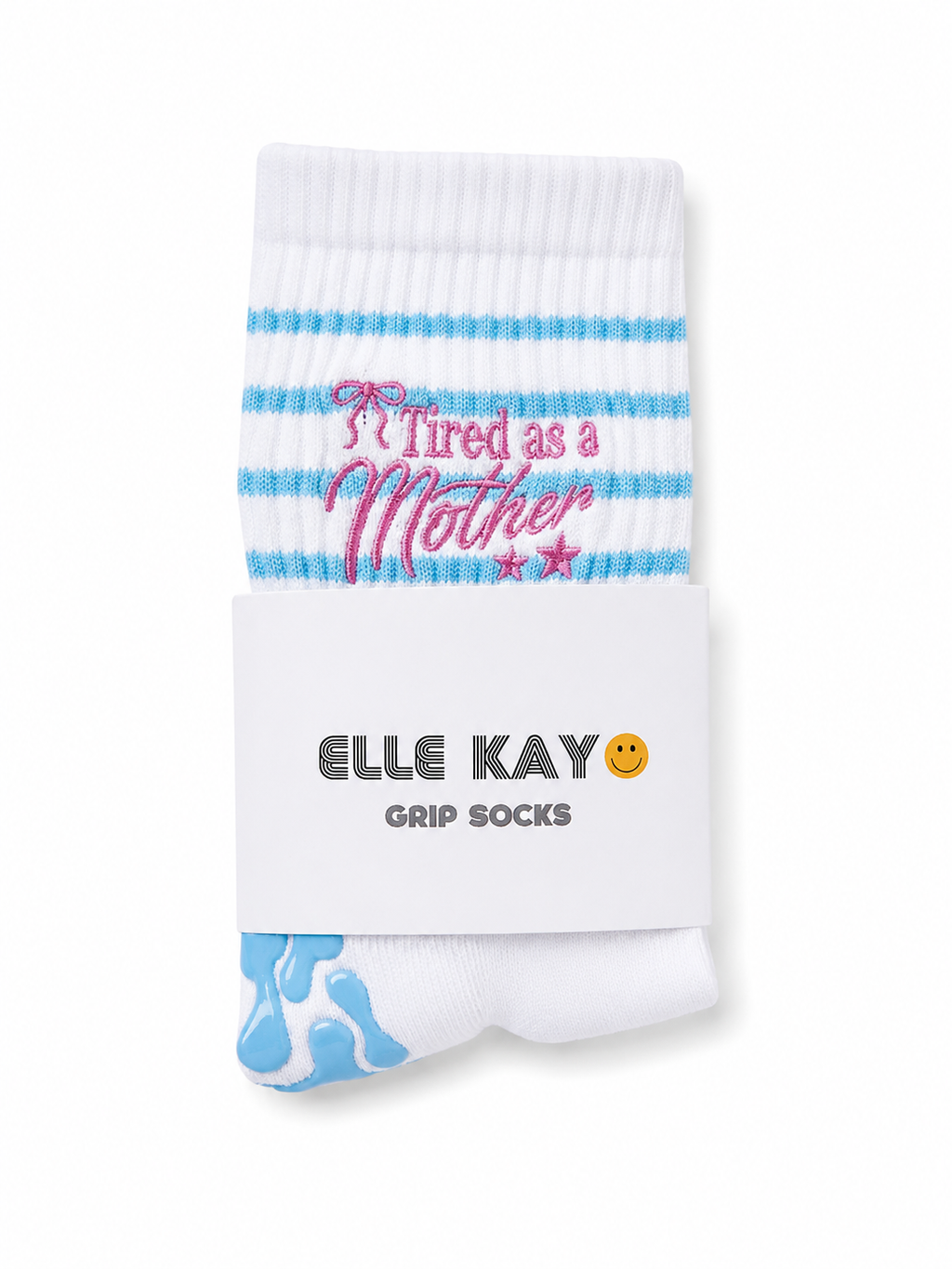 🎀 Tired as a Mother Pilates Socks