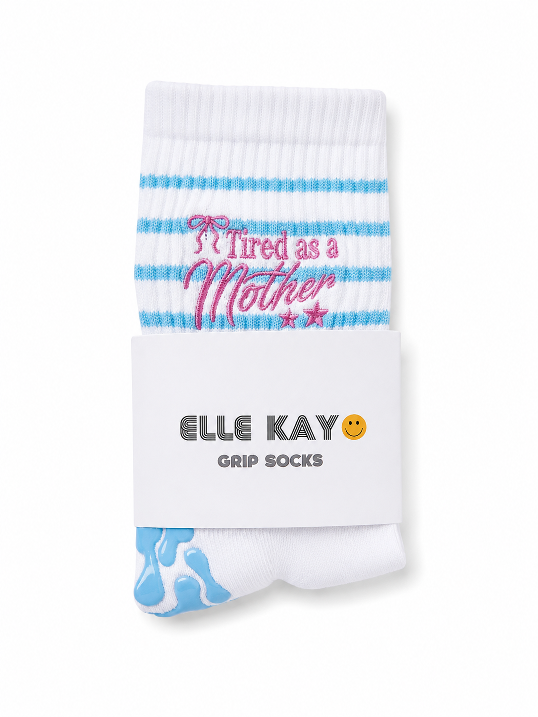 🎀 Tired as a Mother Pilates Socks