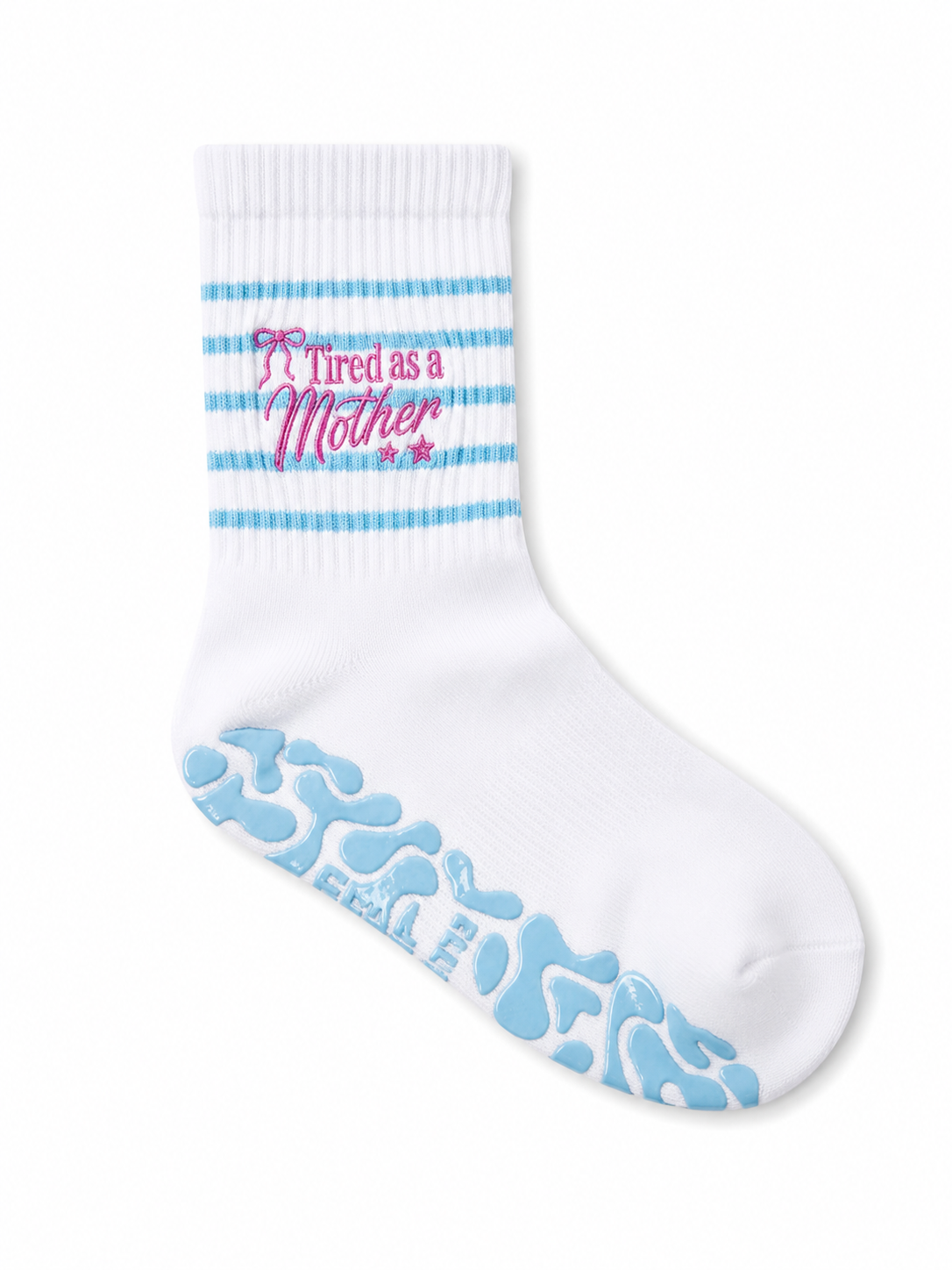 🎀 Tired as a Mother Pilates Socks