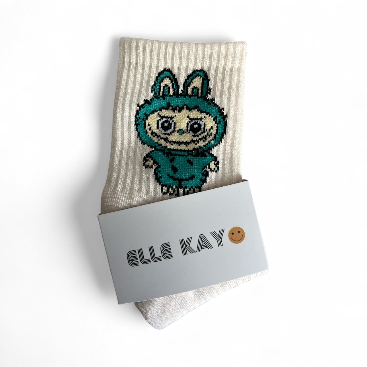 Lafufu socks teal- kids