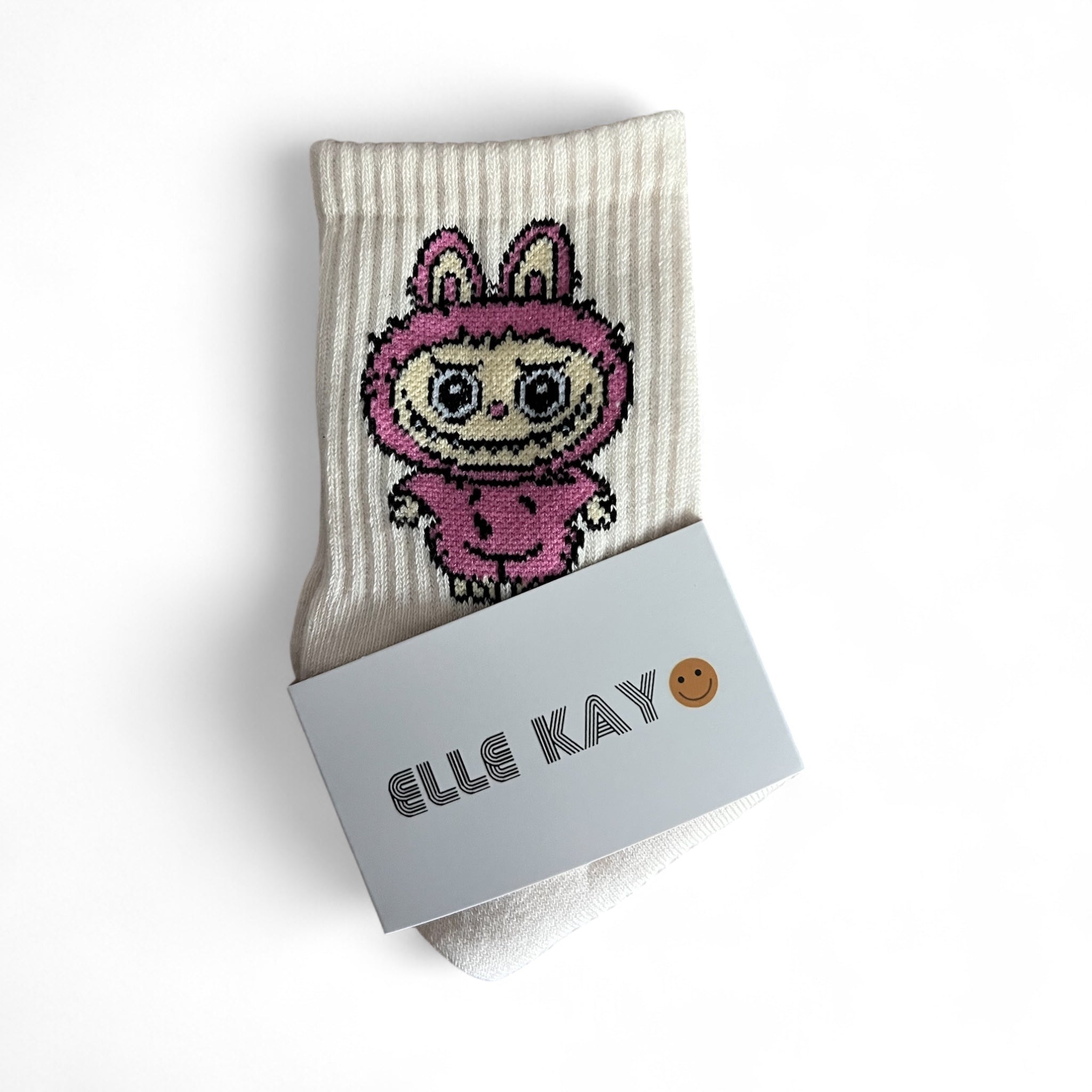 Lafufu socks pink- kids
