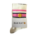 🙂 Retro socks / pink