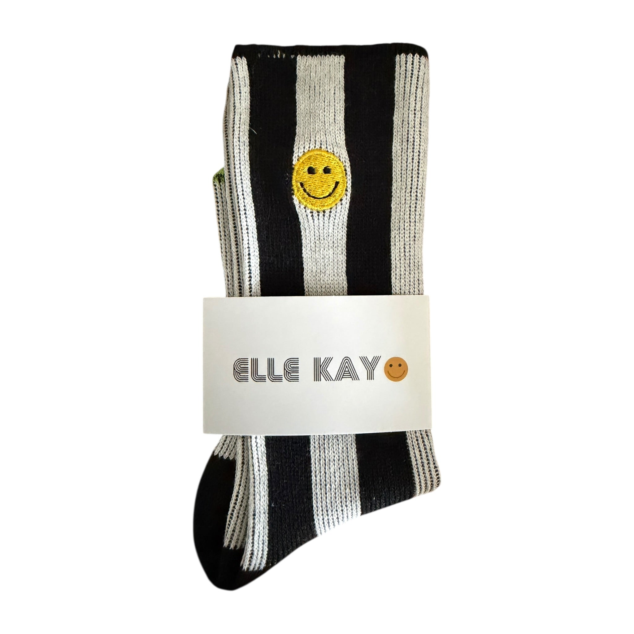 🙂 striped knit sock